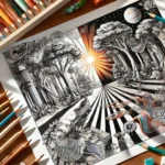 Shadow Coloring Pages