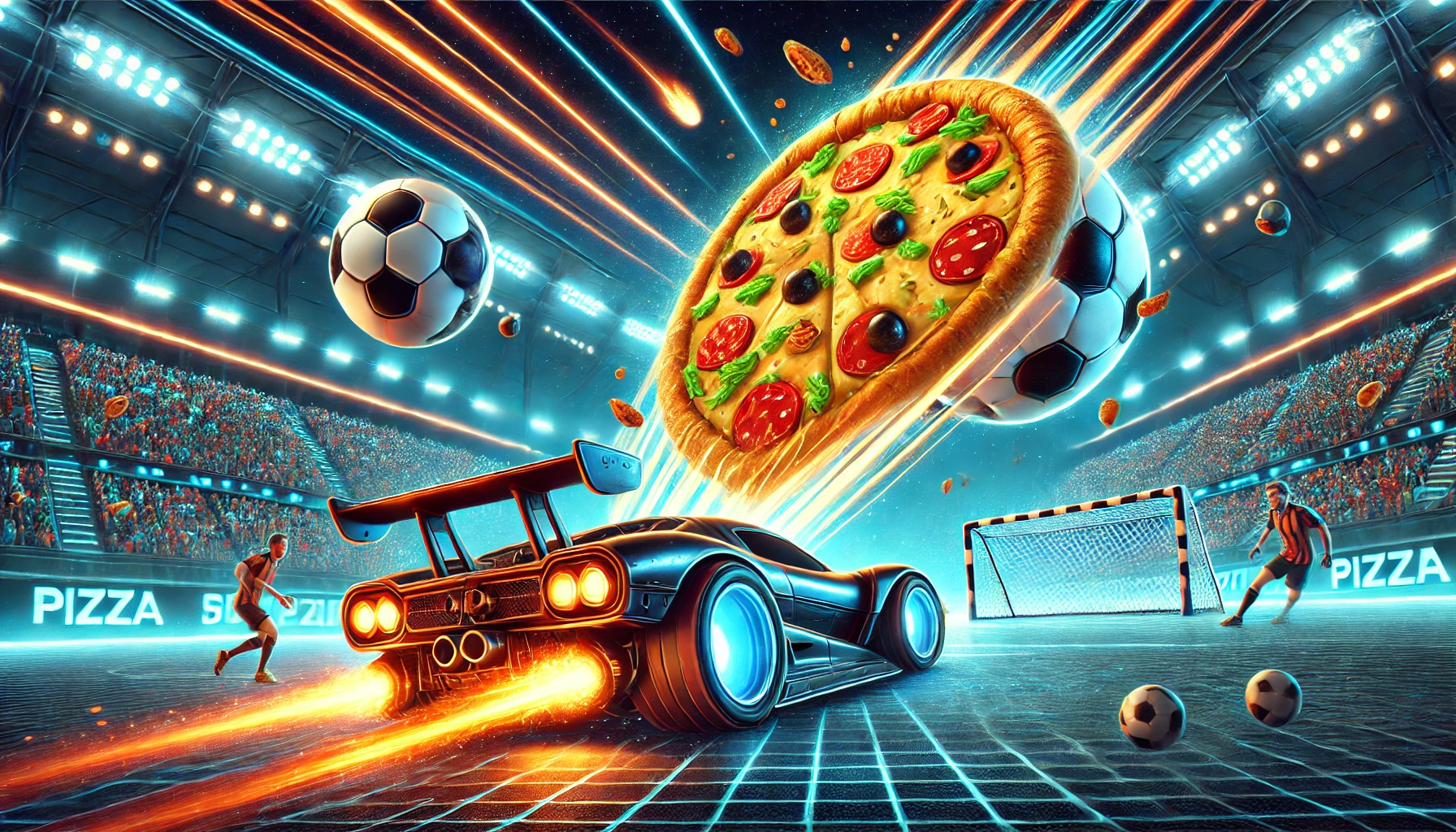 Rocket Soccer Derby Pizza Edition