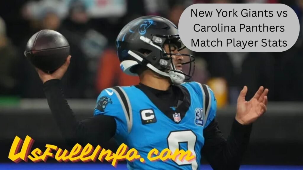 New York Giants vs Carolina Panthers Match Player Stats