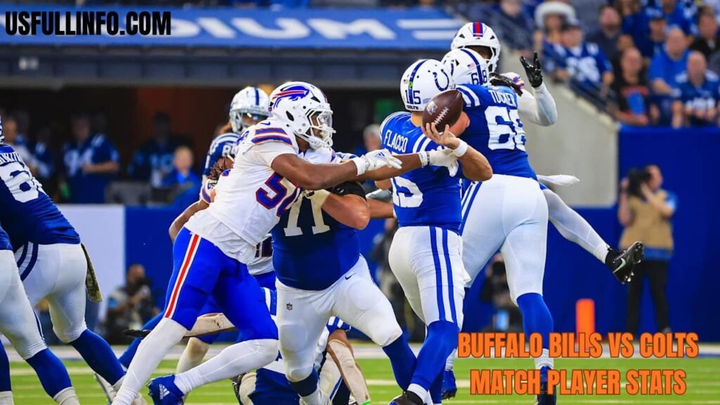 Buffalo Bills vs Colts Match Player Stats